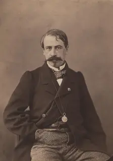 Auguste Vitu, journaliste, 1860-1861. Creator: Nadar