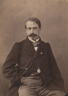 Auguste Vitu, journaliste, 1860-1861. Creator: Nadar