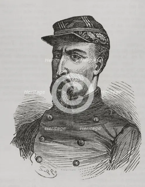 Auguste-Alexandre Ducrot (1817-1882), French general, 1870.  Creator: Unknown.