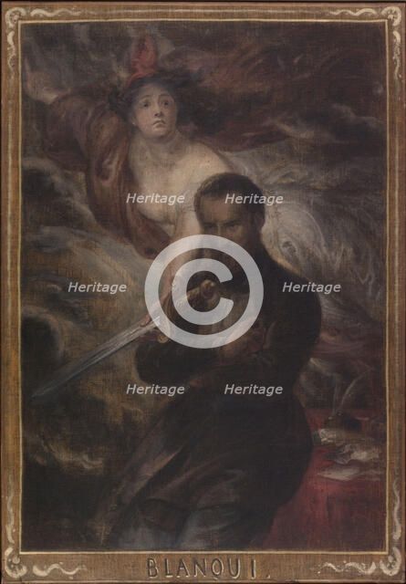 Auguste Blanqui, between 1848 and 1865. Creator: Antoine Joseph Wiertz.