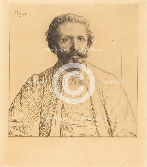Auguste Delatre. Creator: Alphonse Legros.