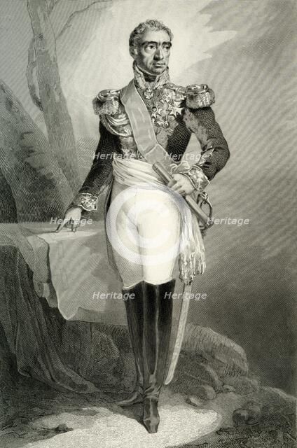 Auguste Frederic Louis Viesse de Marmont, 1804, (1839). Creator: Joubert.