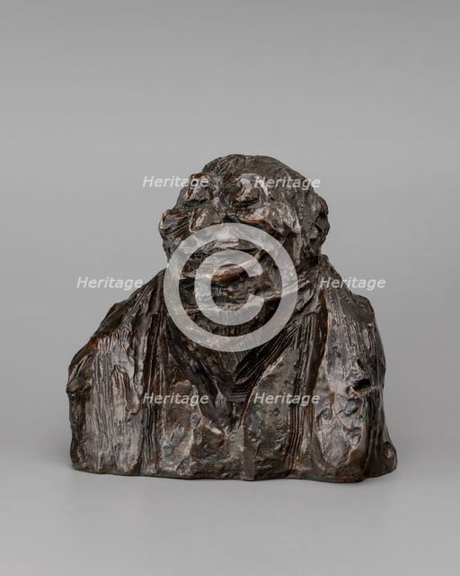 Auguste-Hilarion, Comte de Kératry, model c. 1832/1835, cast 1929/1930. Creator: Honore Daumier.
