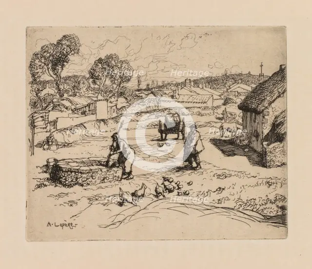 Auguste Lepère: La Masure (Vendèe). Creator: Auguste Louis Lepère (French, 1849-1918).