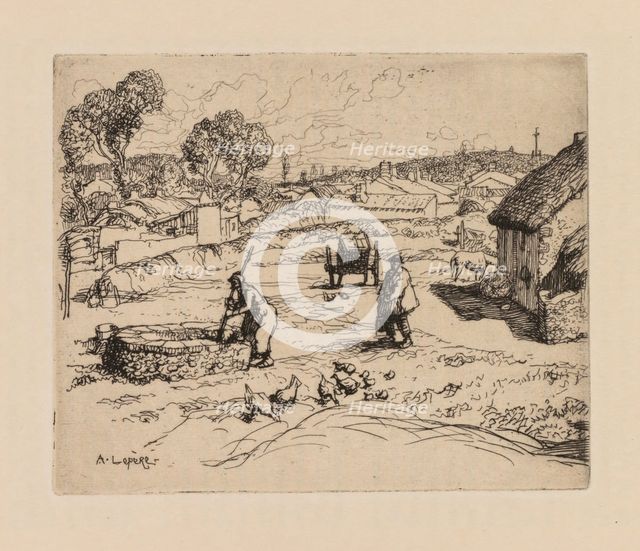 Auguste Lepère: La Masure (Vendèe). Creator: Auguste Louis Lepère (French, 1849-1918).