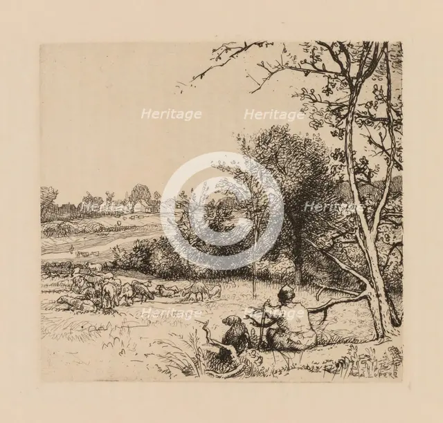 Auguste Lepère: Le pommier renversé (Picardie) . Creator: Auguste Louis Lepère (French, 1849-1918).
