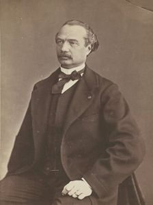 Auguste Maquet, negative 1860-1861; print 1870-1879. Creator: Nadar