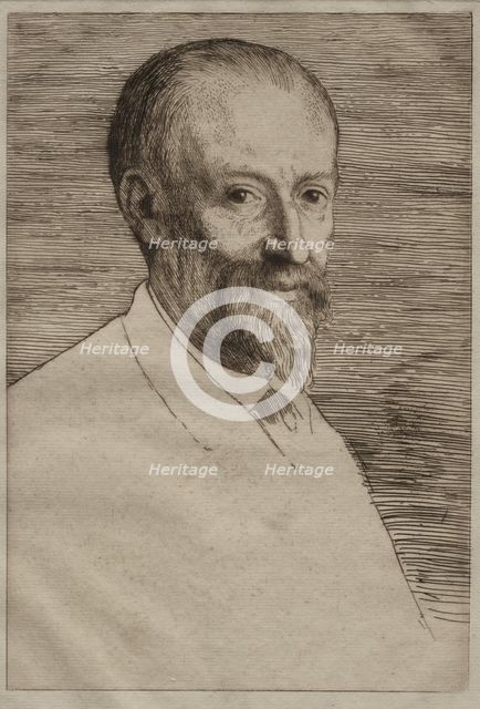 Auguste Poulet-Malassis. Creator: Alphonse Legros (French, 1837-1911).