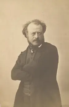 Auguste Préault, 1854-1855. Creator: Nadar