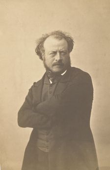 Auguste Préault, 1854-1855. Creator: Nadar