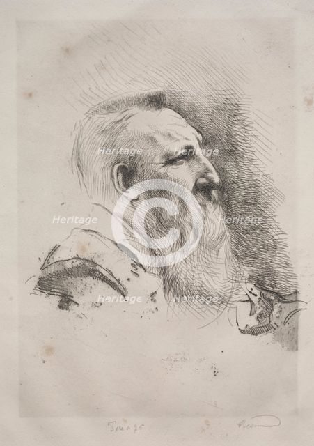 Auguste Rodin, 1900. Creator: Albert Besnard (French, 1849-1934).