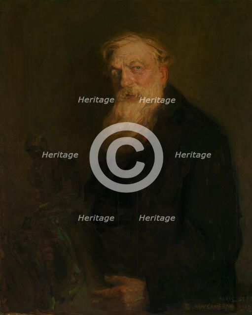 Auguste Rodin, 1910. Creator: Robert MacCameron.