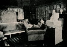 Auguste Rodin Among His Books At 77 Rue De Varenne c1900