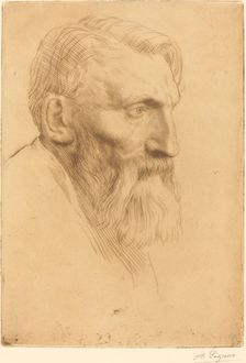 Auguste Rodin. Creator: Alphonse Legros