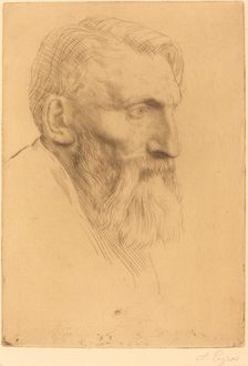 Auguste Rodin. Creator: Alphonse Legros