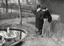 Auguste Rodin, French sculptor, 1895