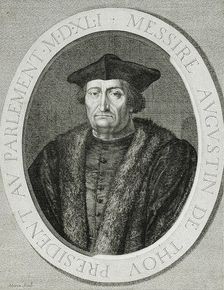 Augustin de Thou, 1641. Creator: Jean Morin