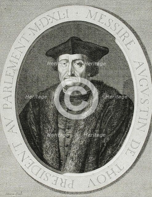 Augustin de Thou, 1641. Creator: Jean Morin.