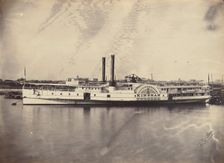 Augustine Heard & Co. Steamer "Kinshan", 1865. Creator: Sylvester Dutton