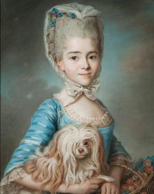 Augustine-Suzanne Roslin (1760-1831), married to Louis Suzanne Claire Carteron de Barmont..., 1771. Creator: Marie-Suzanne Giroust