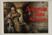 Augustiner Bräu München, 1920s. Creator: Linderum, Richard (1851-1926)