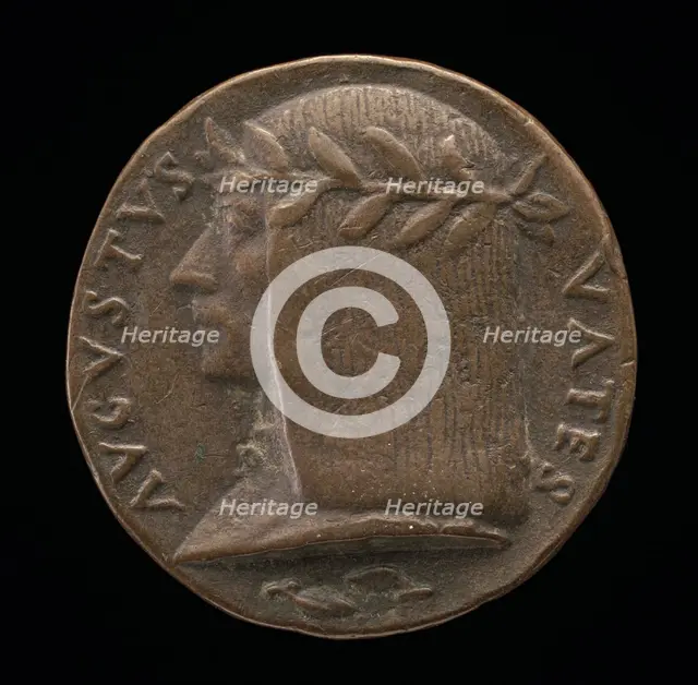 Augusto da Udine (Publio Augusto Graziani), Poet and Astrologer [obverse], c. 1519. Creator: Maffeo Olivieri.