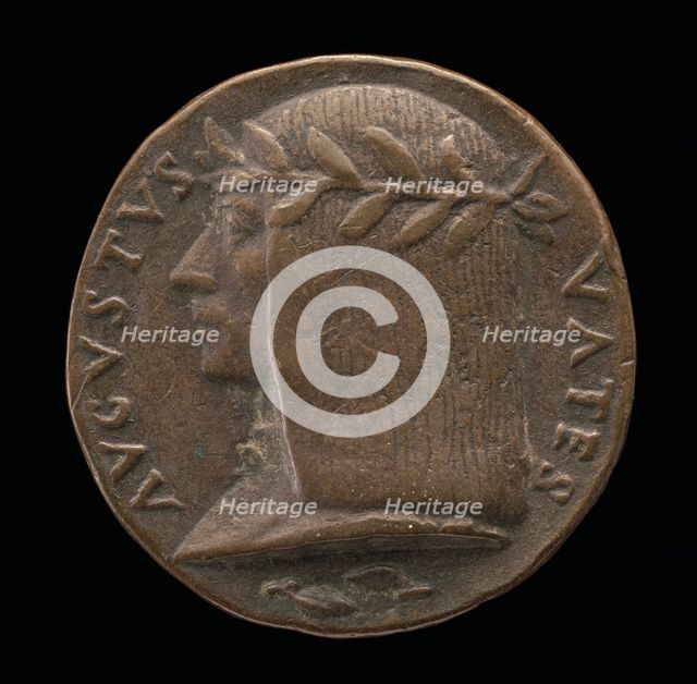 Augusto da Udine (Publio Augusto Graziani), Poet and Astrologer [obverse], c. 1519. Creator: Maffeo Olivieri.