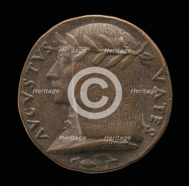 Augusto da Udine (Publio Augusto Graziani), Poet and Astrologer [obverse], c. 1519. Creator: Maffeo Olivieri.