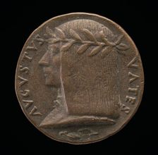 Augusto da Udine (Publio Augusto Graziani), Poet and Astrologer [obverse], c. 1519. Creator: Maffeo Olivieri