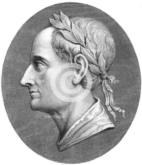 Augustus Caesar - Gaius Julius Caesar Octavianus (63 BC-14 AD), first Roman Emperor. Artist: Unknown