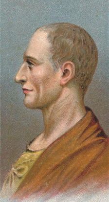 Augustus Caesar - Gaius Julius Caesar Octavianus (63 BC-14 AD), first Roman Emperor, 1924