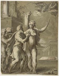 Augustus and the Tiburtine Sibyl, n.d. Creator: Unknown