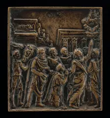 Augustus and the Sibyl, c. 1500. Creator: Andrea Briosco