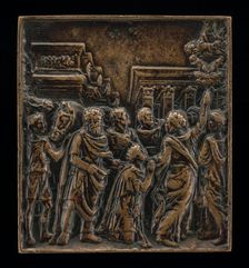 Augustus and the Sibyl, c. 1500. Creator: Andrea Briosco