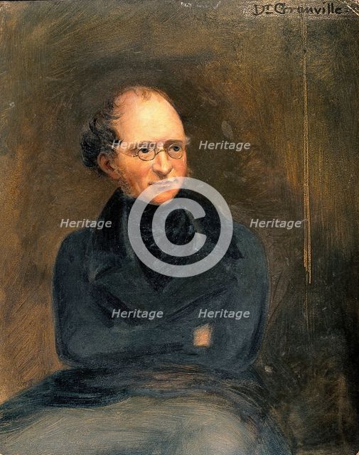 Augustus Bozzi Granville (1783-1872), physician, accoucheur, hydropath and writer. Creator: Alexander Craig.