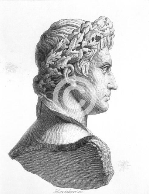 Augustus, Gaius Julius Caesar Octavian (63 a.C-14 d.C.), Roman Emperor.