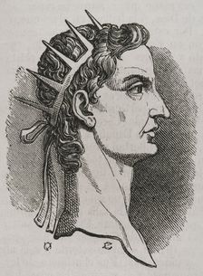 Augustus, first Roman Emperor, 1852. Creator: Unknown