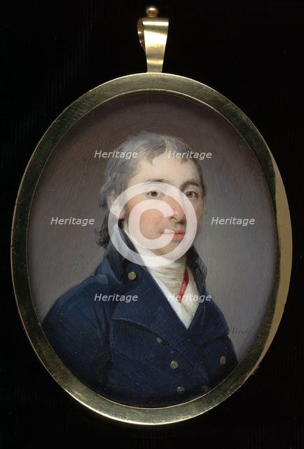 Augustus Fricke, ca. 1795. Creator: Jean Pierre Henri Elouis.