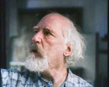 Augustus John Painting, 1930s. Creator: British Pathe Ltd