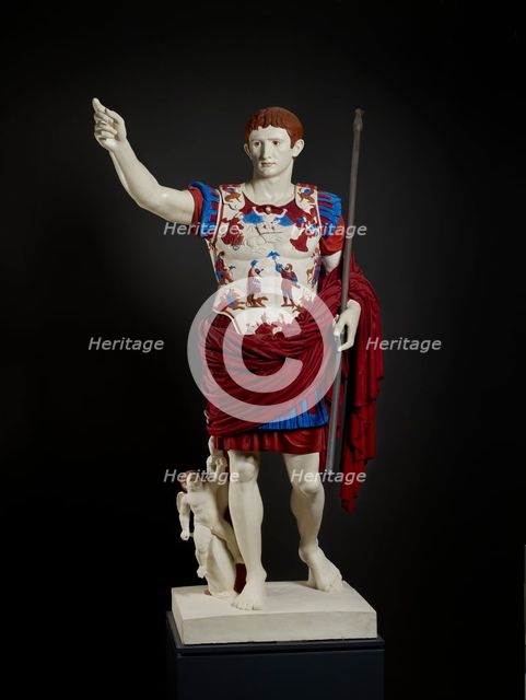 Augustus of Prima Porta, 20 BC. Artist: Unknown.