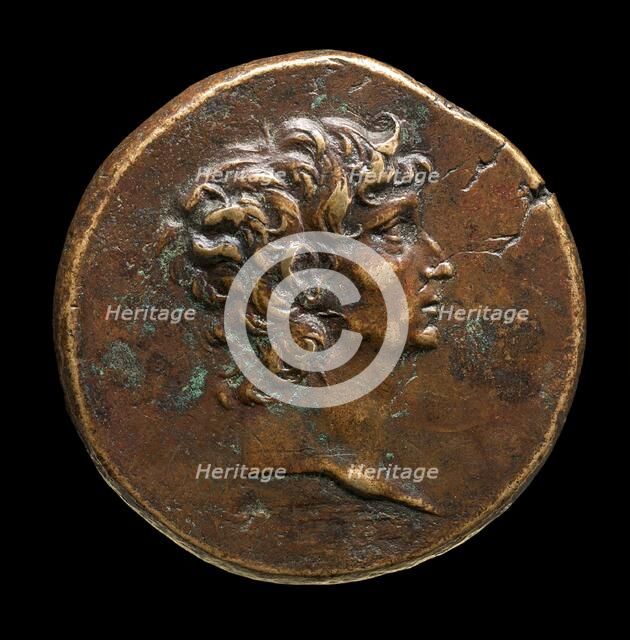 Augustus (Self-Portrait) [obverse], probably c. 1510/1530. Creator: Vittore Gambello.