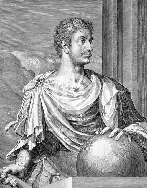 Augustus, Roman Emperor, (c1590-1629). Artist: Aegidius Sadeler II