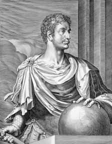 Augustus, Roman Emperor, (c1590-1629). Creator: Aegidius Sadeler II