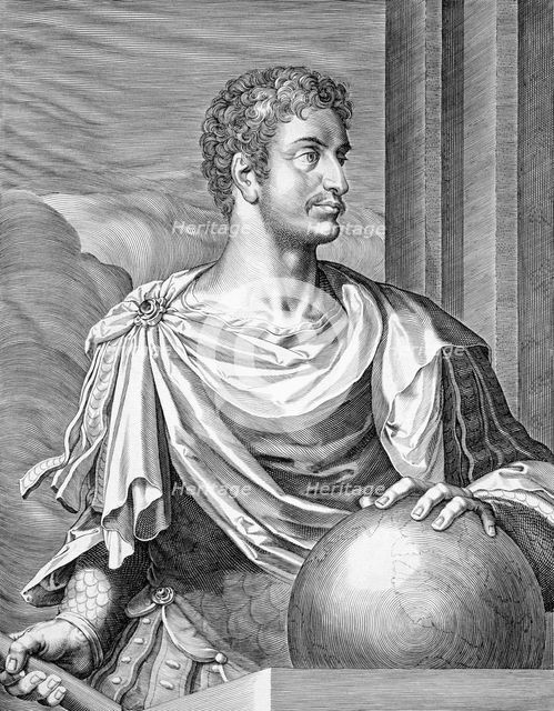 Augustus, Roman Emperor, (c1590-1629). Creator: Aegidius Sadeler II.