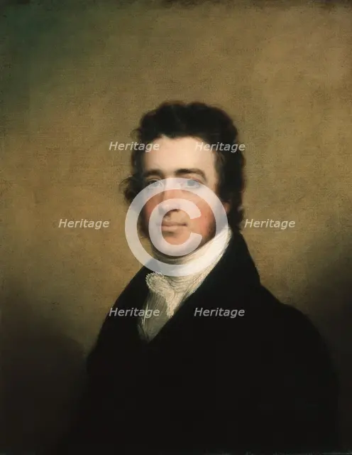 Augustus Washington Clason, ca. 1820. Creator: John Wesley Jarvis.