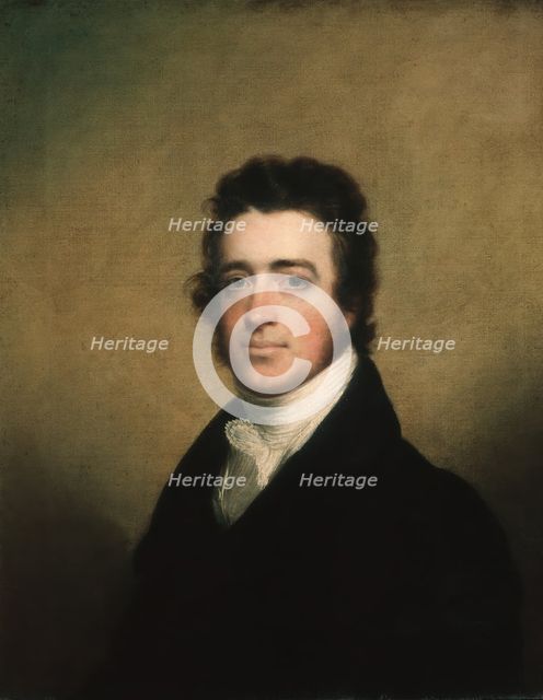 Augustus Washington Clason, ca. 1820. Creator: John Wesley Jarvis.