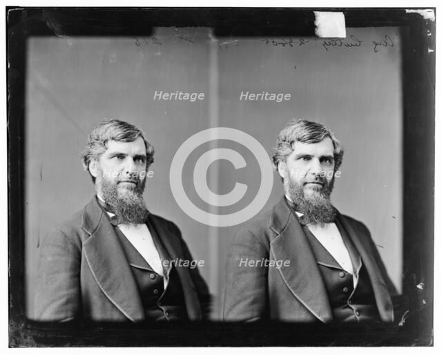 Augustus William Cutler of New York, 1865-1880. Creator: Unknown.