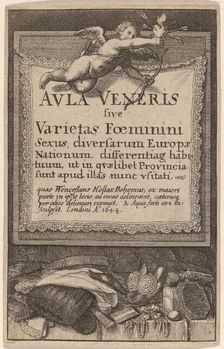 Aula Veneris: Title Page, 1644. Creator: Wenceslaus Hollar
