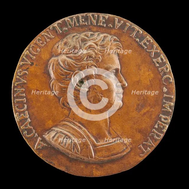 Aulus Caecina Alienus, General of Vitelius A.D. 68 [obverse]. Creator: Camillo Mariani.