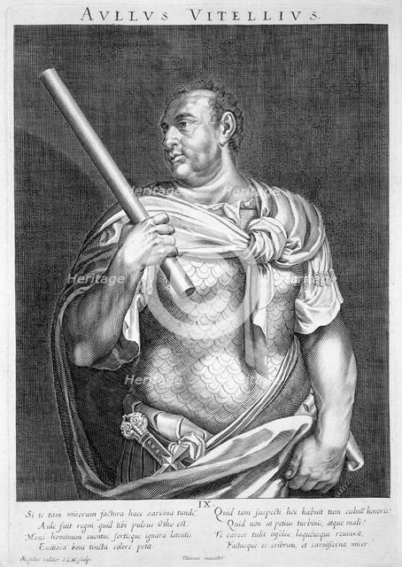 Aulus Vitellius, Roman Emperor, (c1590-1629). Creator: Aegidius Sadeler II.